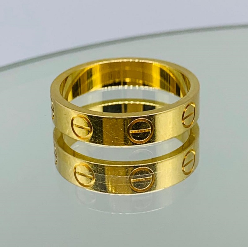รับซื้อCartier Love Ring 18K Pink Gold